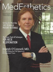 Congratulations To Dr. O'Connell For His Cover Story In Medesthetics